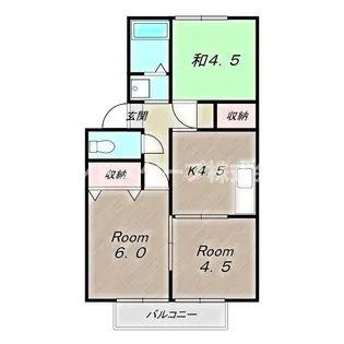 ファミールハイツⅠ【2階】の間取り