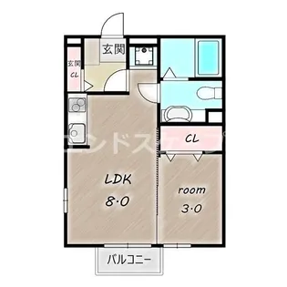 メゾン ソニア A【2階】の間取り