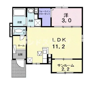 グランツ【1階】の間取り