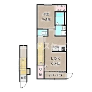 ラウレア OZ【2階】の間取り