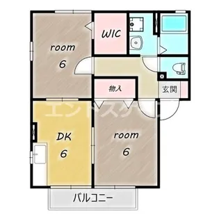 ウィルモア B【1階】の間取り