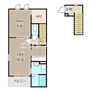 グランドF LOGIE【2階】の間取り