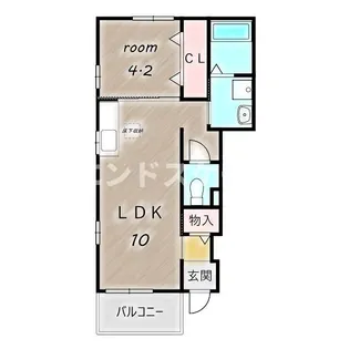 グリーン・プラザⅡ【1階】の間取り