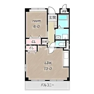 グレイスマンションⅡ【2階】の間取り