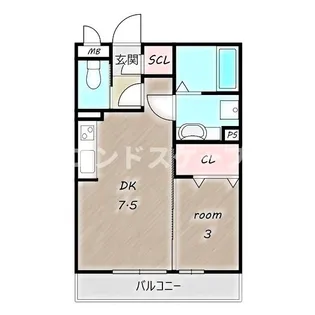 プレシャス高崎【3階】の間取り