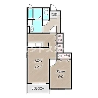 マグノリアB【1階】の間取り