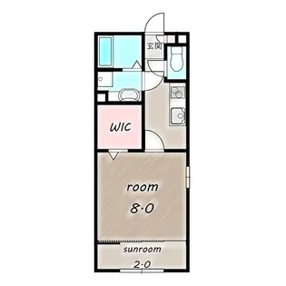 ルビーD【2階】の間取り