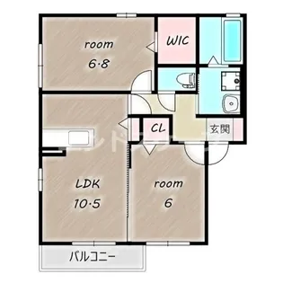 シャルマン【1階】の間取り