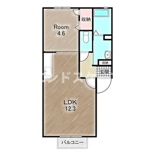 クレシェンテ C【202号室】の間取り