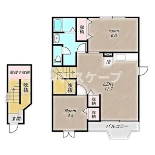 サンライトヒル【2階】の間取り
