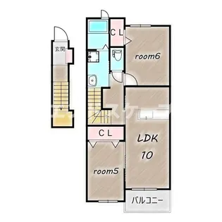 フェニックス【2階】の間取り