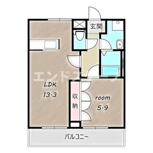 エレガンスⅡ【1階】の間取り