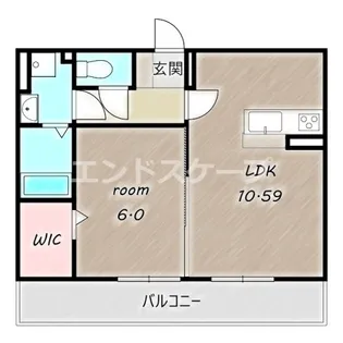 アルファベット Ⅰ【1階】の間取り