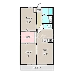 ピアーチェ・ヴォーレ【2階】の間取り