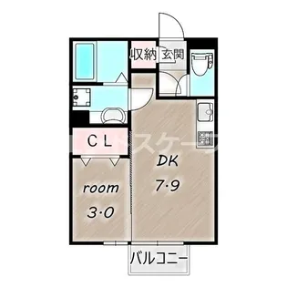 ボンヌ ジュルネ【2階】の間取り