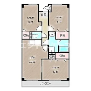 昭和エクセランマンション【3階】の間取り