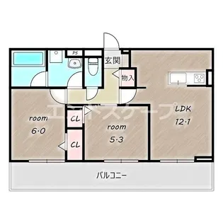 D-Gran矢中町【1階】の間取り
