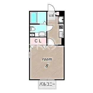 アイリス B【1階】の間取り