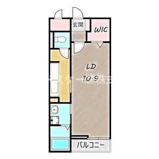 グランドレール高崎【1階】の間取り