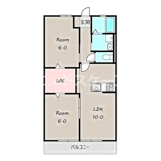 ピアーチェ・ヴォーレ【3階】の間取り