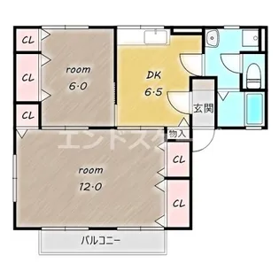 プラザペピーノ【2階】の間取り