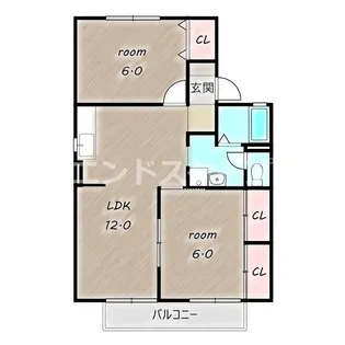 プルミエ・ラムール A【2階】の間取り