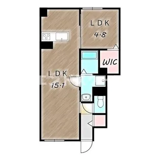 シグマレジデンス 文京町【102号室】の間取り