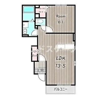 セルフィーユⅡ【1階】の間取り