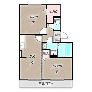 エスポワール【2階】の間取り