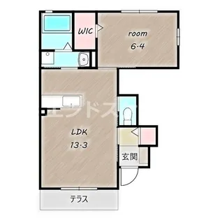 アヴニール【1階】の間取り