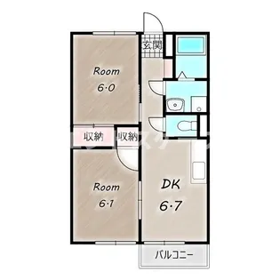 プチメゾン【1階】の間取り