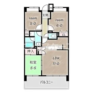 モナーク伊勢崎【2階】の間取り