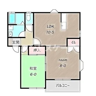 ファミリーパレス中里A【201号室】の間取り