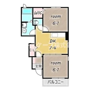 ダンデライオンB【1階】の間取り