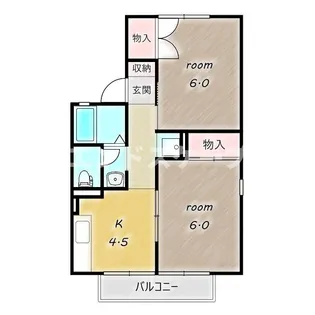 メゾンセジュールA【2階】の間取り