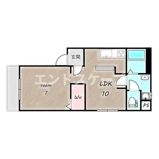 サンシャイン飯塚【1階】の間取り