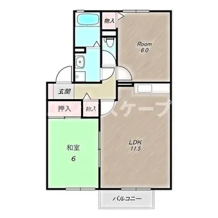 ウイングバード【2階】の間取り