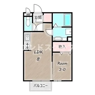 サン アルト Ⅰ【3階】の間取り