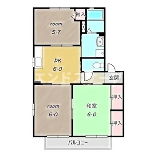 プリムローズ【202号室】の間取り