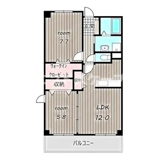 サンアレー【3階】の間取り