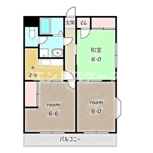 今井マンション【301号室】の間取り
