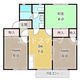 アサンテA【2階】の間取り