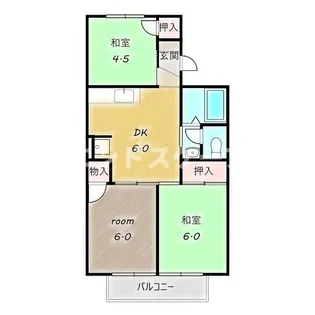 セジュール石田【202号室】の間取り