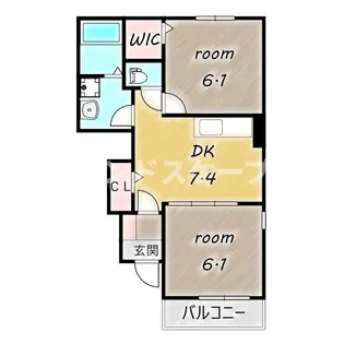エレガンシアⅡ【1階】の間取り