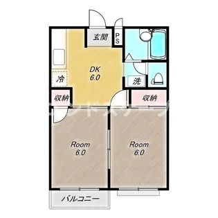 ヒロパレス【2階】の間取り