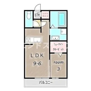 プラトン【2階】の間取り