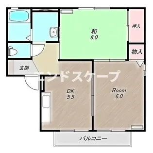セジュールいしい【201号室】の間取り