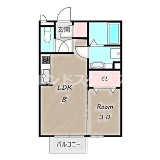ローレル敷島【2階】の間取り
