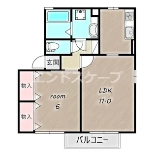 リジエール A【2階】の間取り