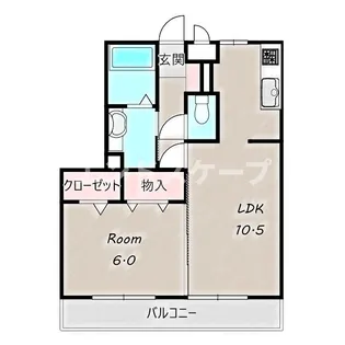ボンヌ・シャンス【2階】の間取り